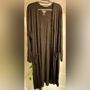 3/$50 NWOT Torrid Super Soft Black Slub Jersey Duster Size 3
